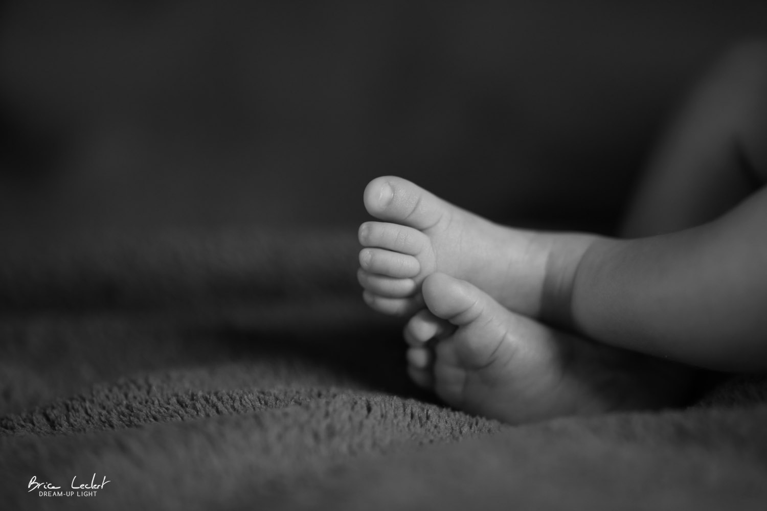 photo de pieds de bébé