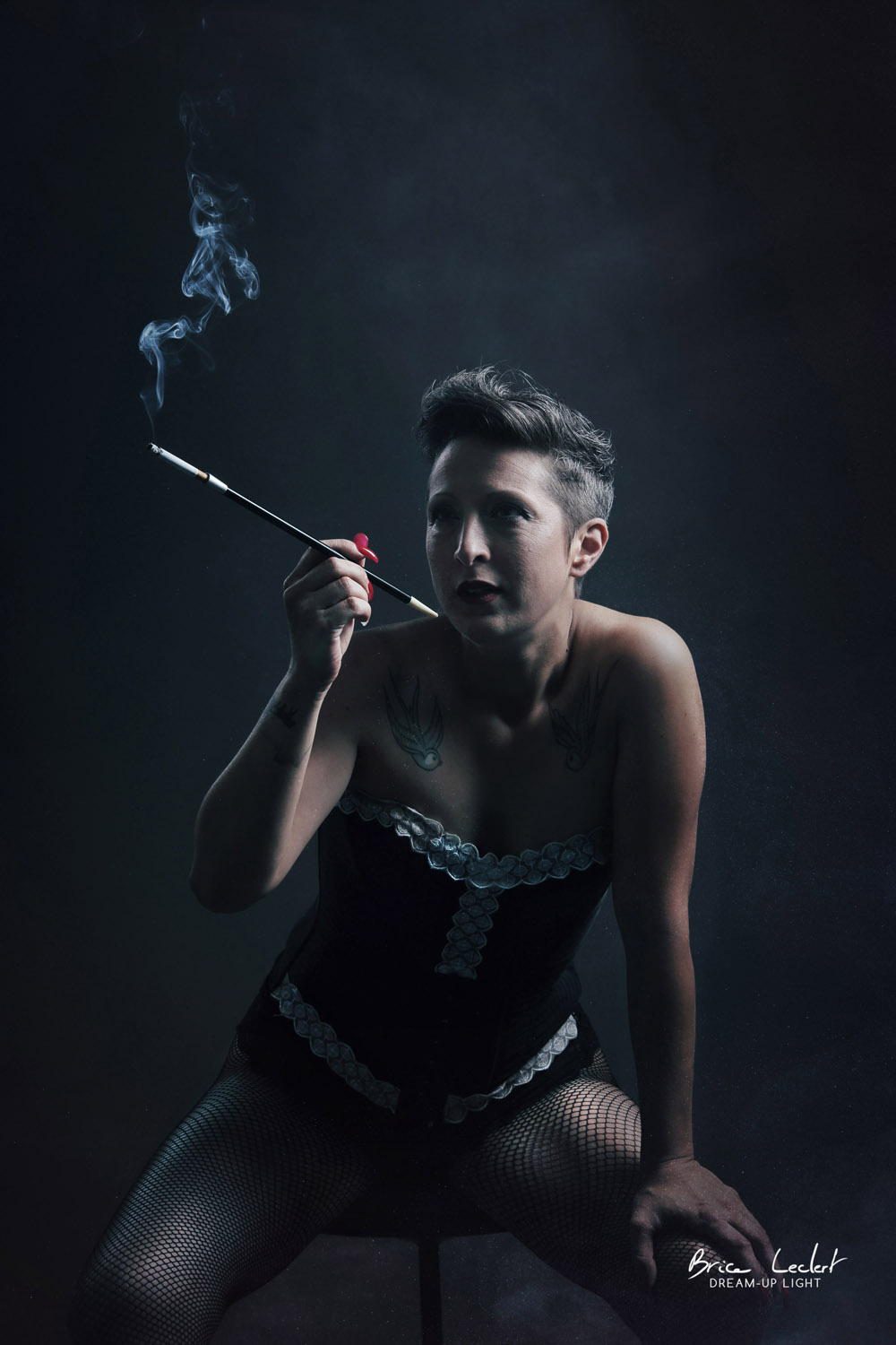 photographe lyon femme fume