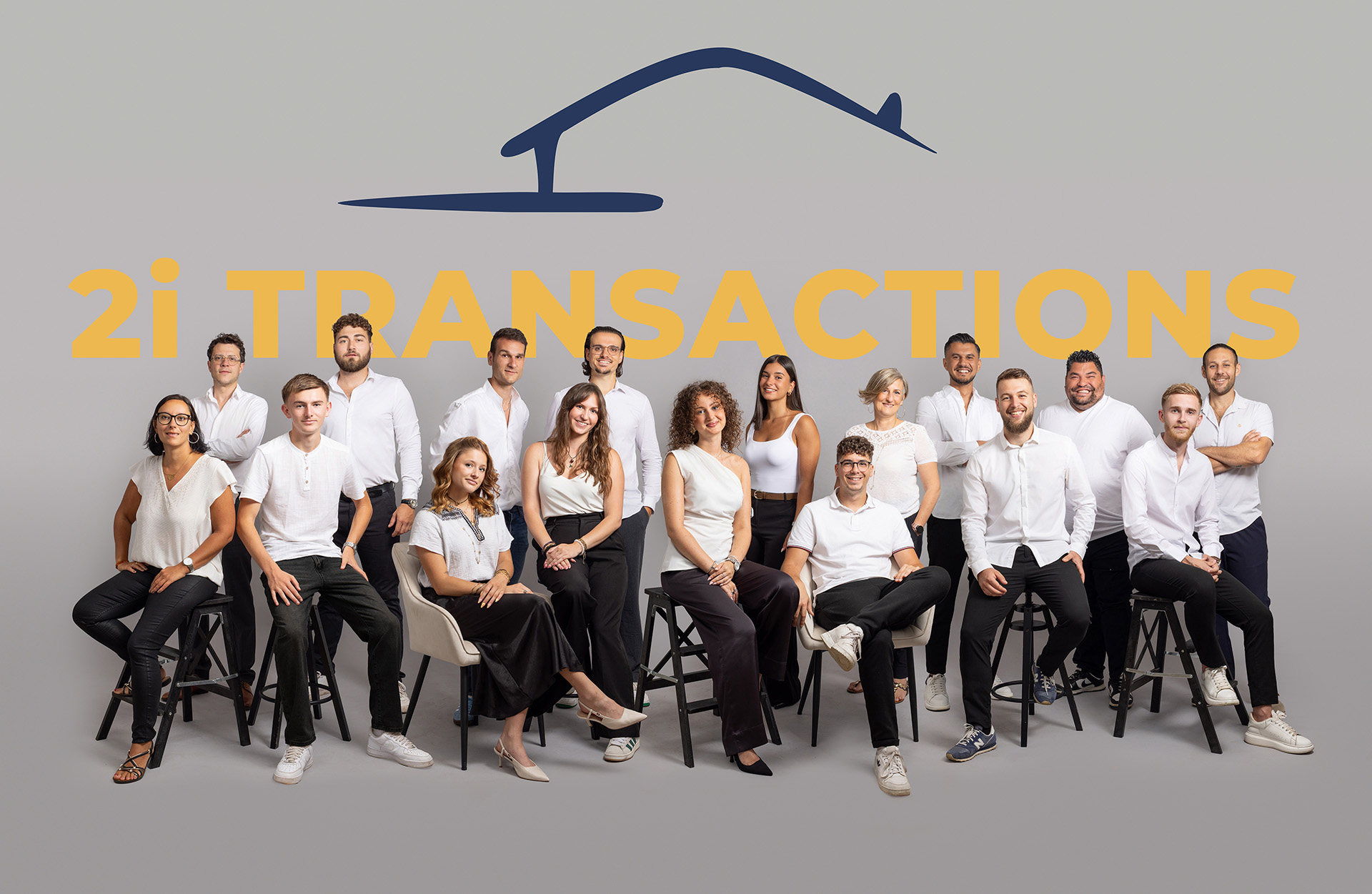 Photographie de groupe réalisée pour 2i transaction