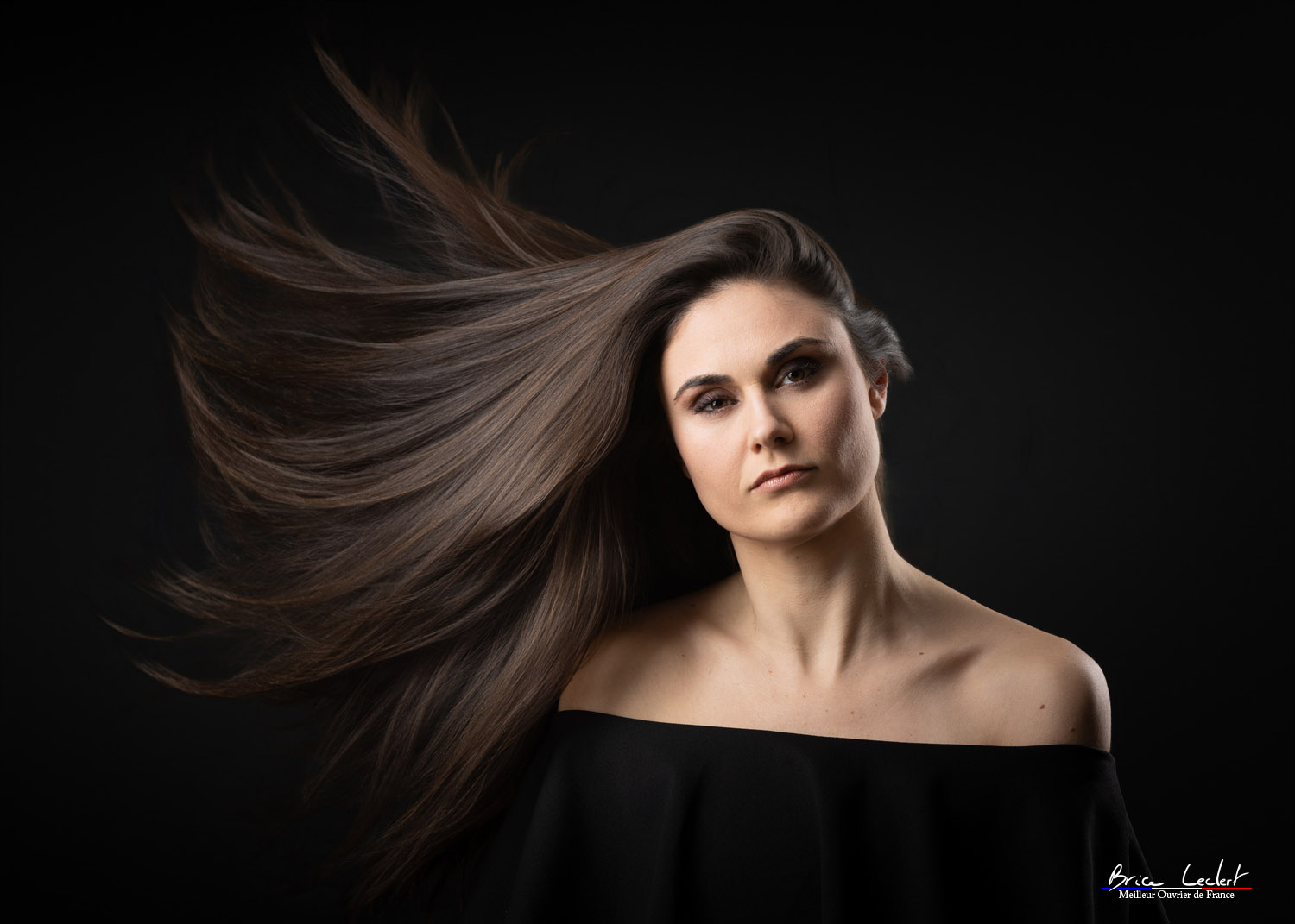 Portrait Mode Amandine cheveux studio st etienne